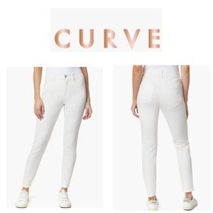 Curve White Weekend Warrior Skinny Jeans 6
